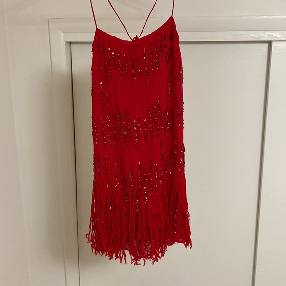 Red Free People dress - Picture 1 of 2